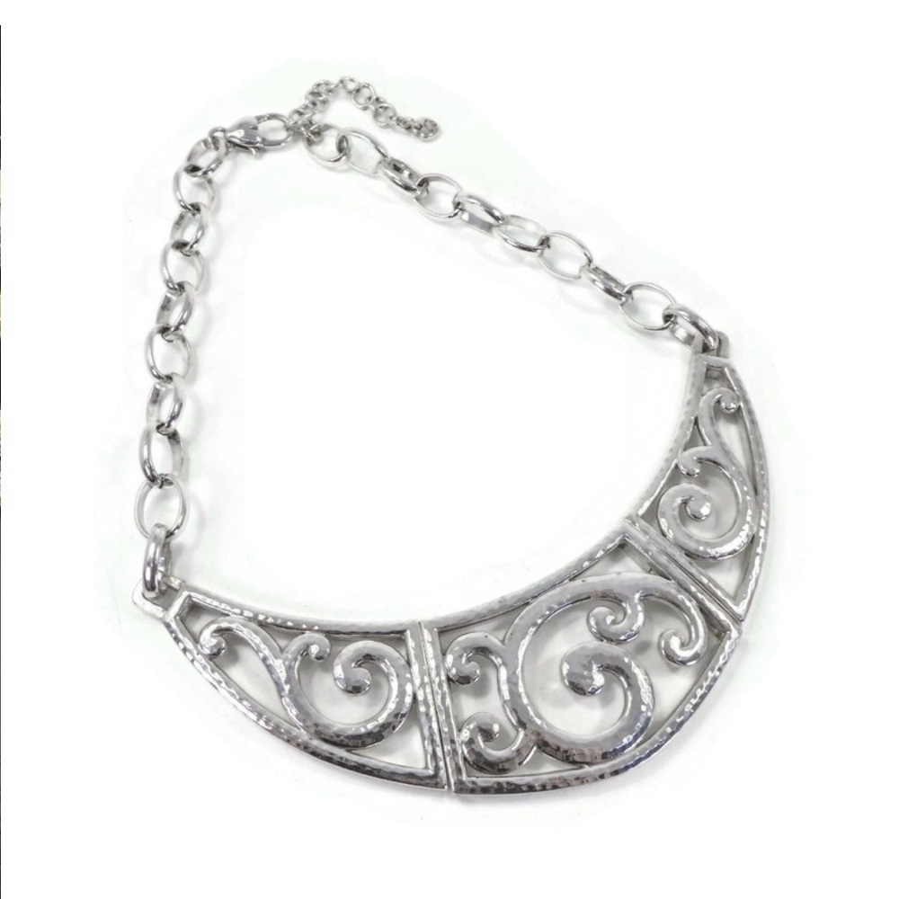 Brighton Silver Swirl Necklace